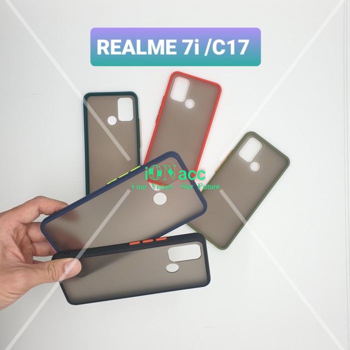 MY CHOICE CASE REALME 7i - C17 HARDCASE DOVE MACARON TPU COLOUR