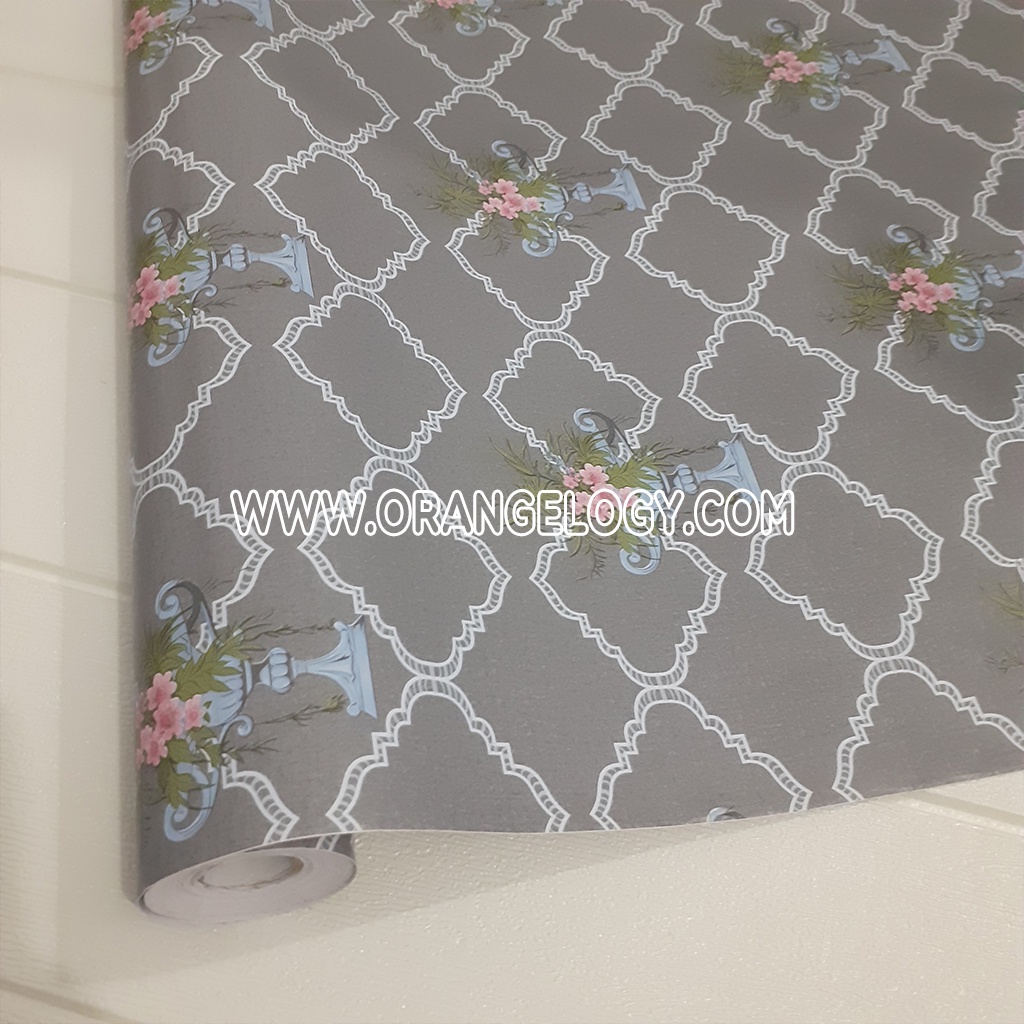 Wallpaper Dinding Dapur Wallpaper Dinding Shabby / Wallpaper Dinding Karakter 45cmX9m HomeLiving