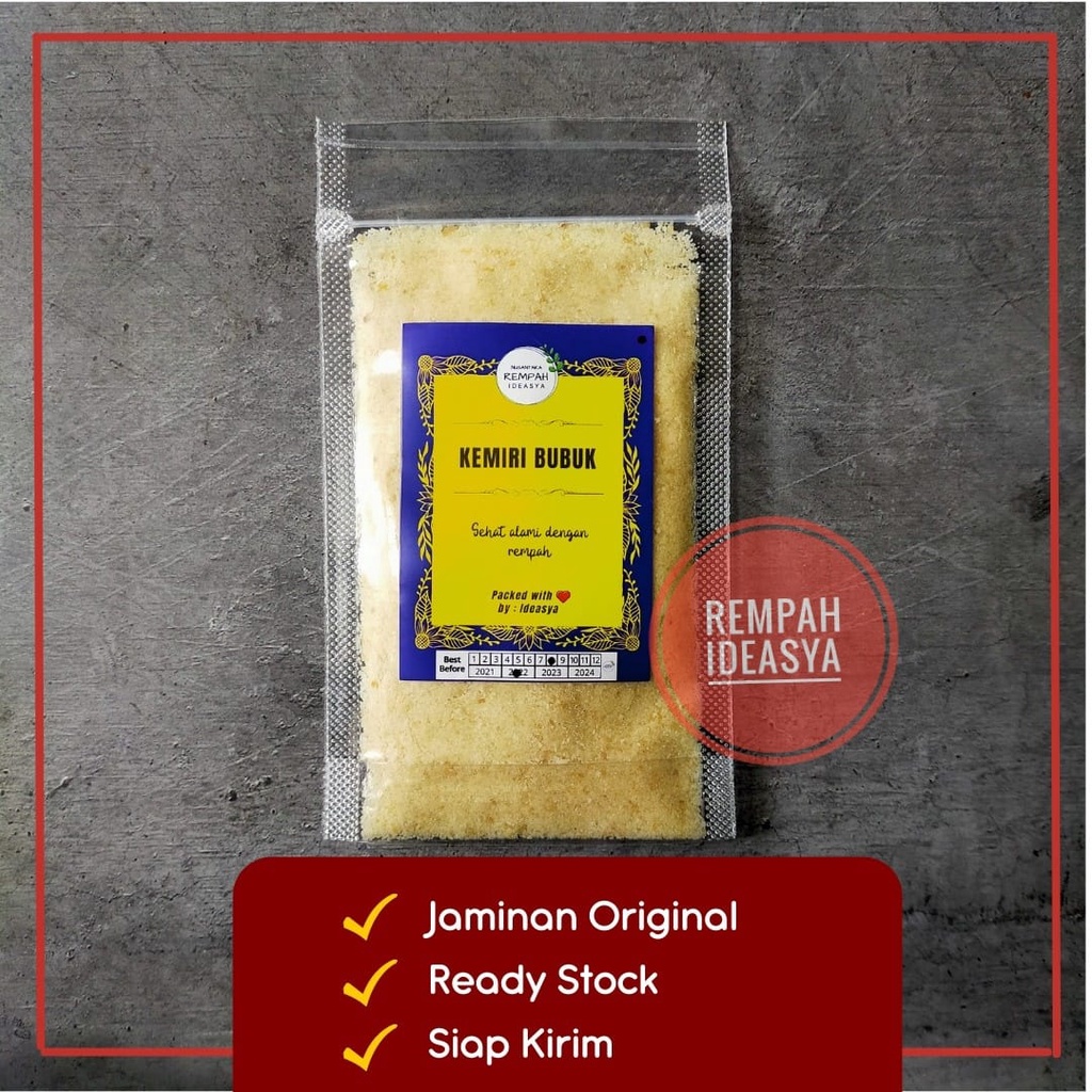 

Kemiri Bubuk Candlenut Bumbu Dapur Instan Bubuk Premium Quality Original