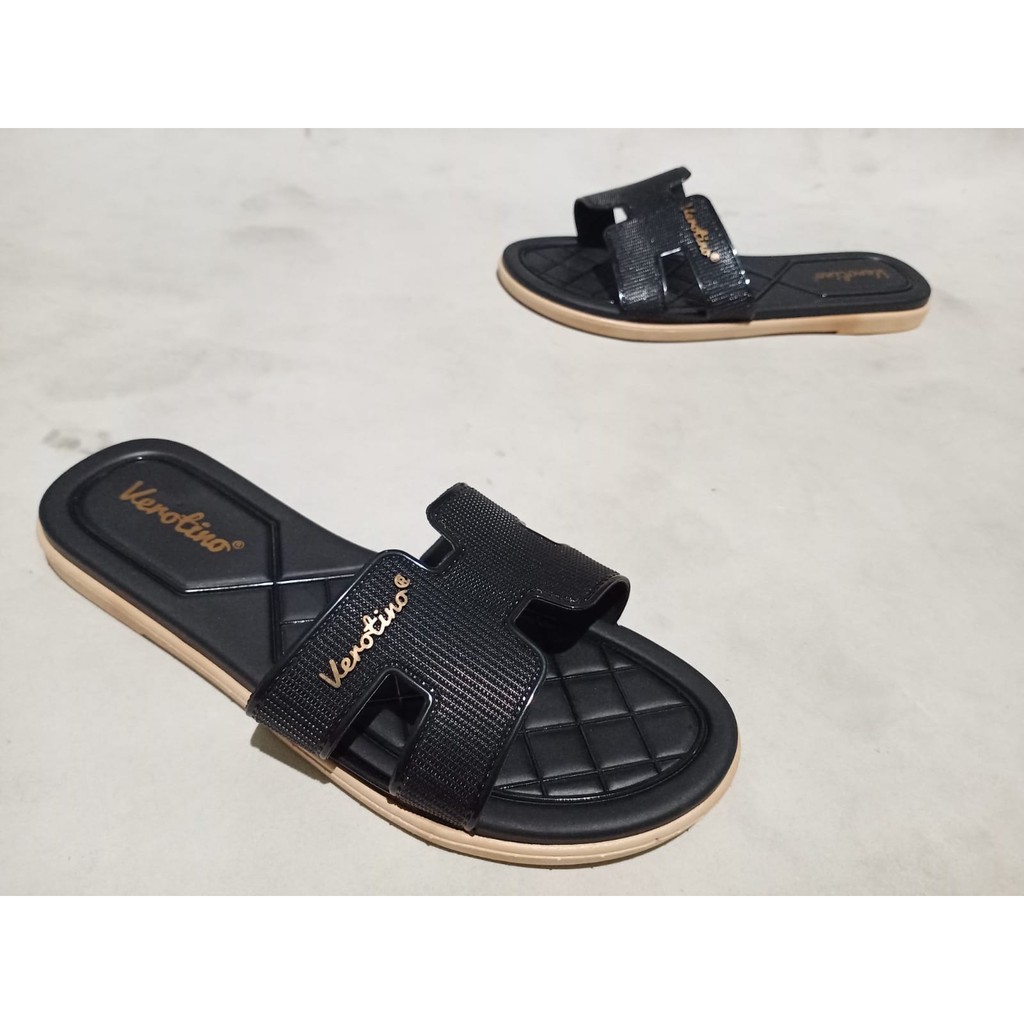 SANDAL WANITA TERBARU SANDAL SLOP FASHION JELLY VEROTINO 8353 BISA BAYAR DI TEMPAT ( COD )-1