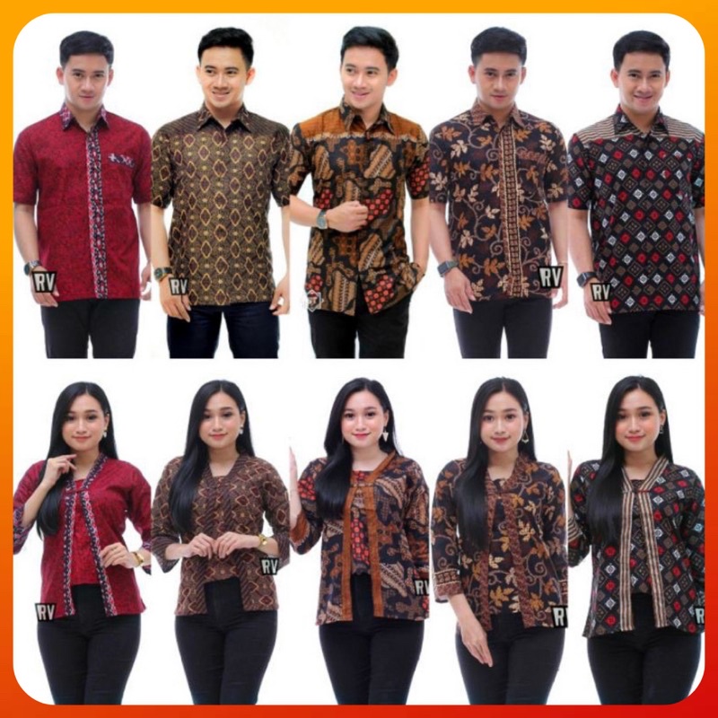 Batikid - Maura Couple - Sania Ruffle Batik Couple Seragam Batik Garansi Termurah Shopee