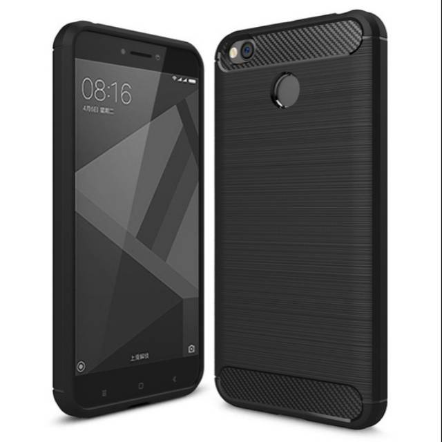 Case redmi 4A/ 4X Black Series FiberCarbon