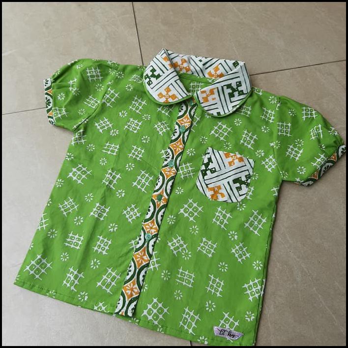 Blouse Batik Anak Cewe Sd Kelas 2 Kelas 3 220619 2 Shopee Indonesia