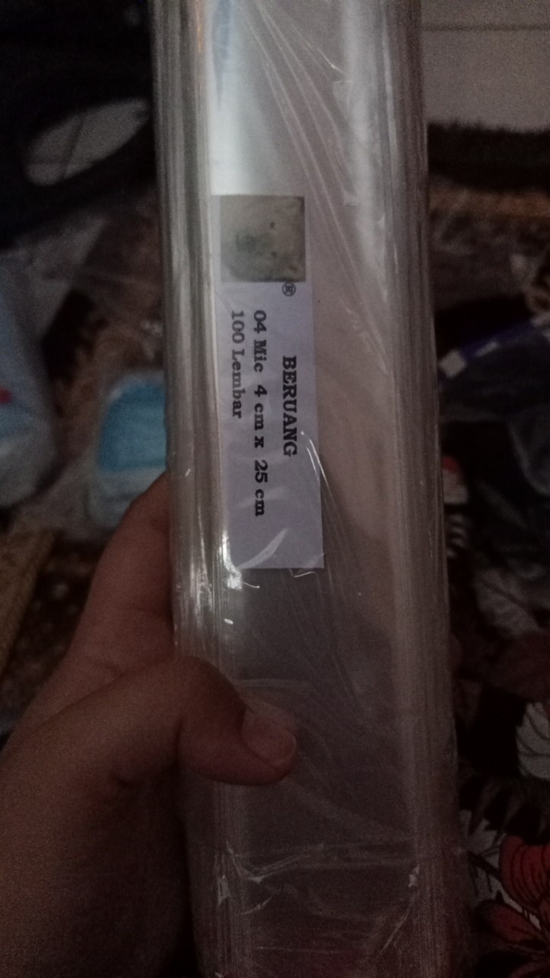 Opp 4x20 4x25 Pakai Lem Perekat Plastik Kaca Undangan Souvenir Alat Tulis Kue Kalung Aksesoris Tebal