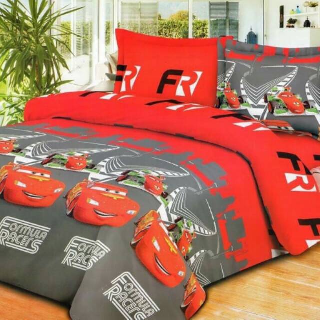 Sprei, Bed Cover dan Perlengkapan Rumah Exclusive *Cars Formula Ricers*