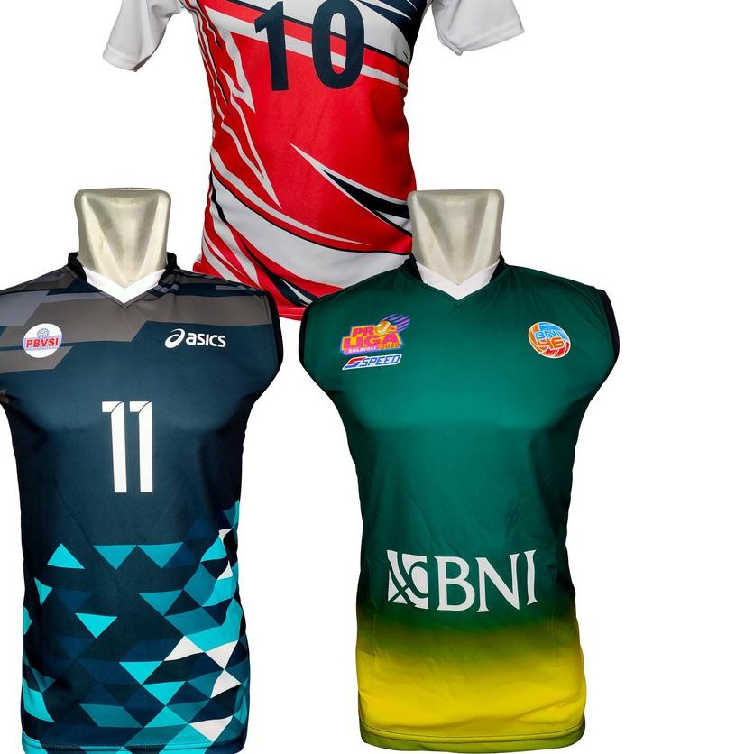 kaos voli jersey voly atasan volley printing baju proliga