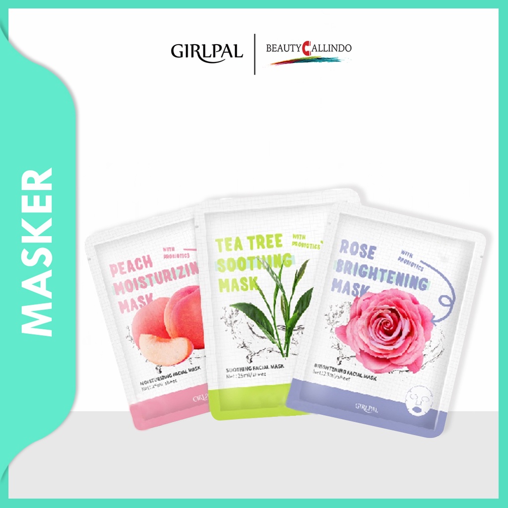 GIRLPAL Nature Sheet Mask - Masker Wajah