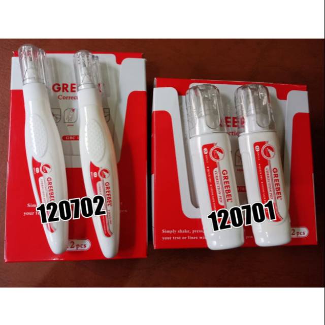 

Corection Pen Greebel 120702 dan 120701 / Tip X Cair Greebel 120702 dan 120701