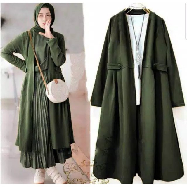CARDIGAN VIKA CARDI WOLFIS OUTER PREMIUM Busana Muslim CARDIGAN VIKA CARDI WOLFIS OUTER PREMIUM Busana Muslim