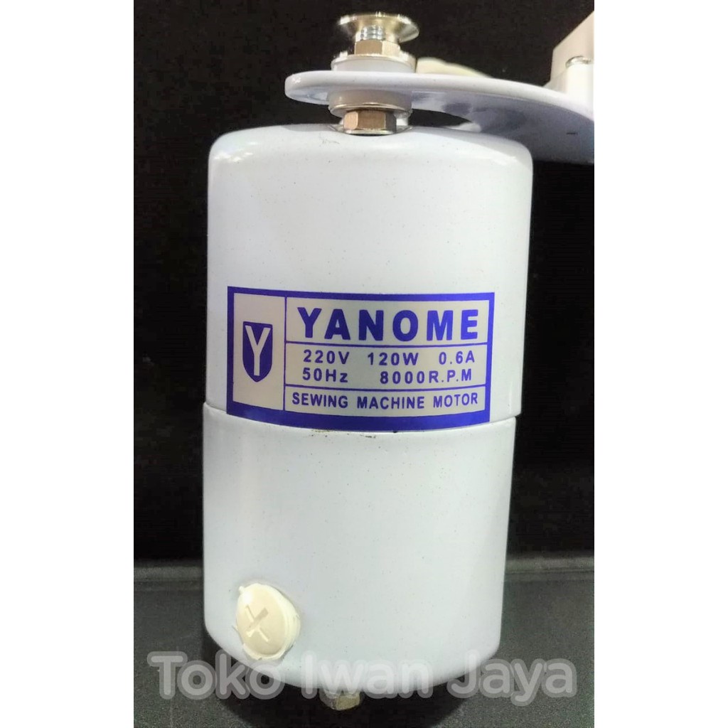 [Yanome] Dinamo Kecil Mesin Jahit / Mesin Obras 120 Watt - Warna Putih