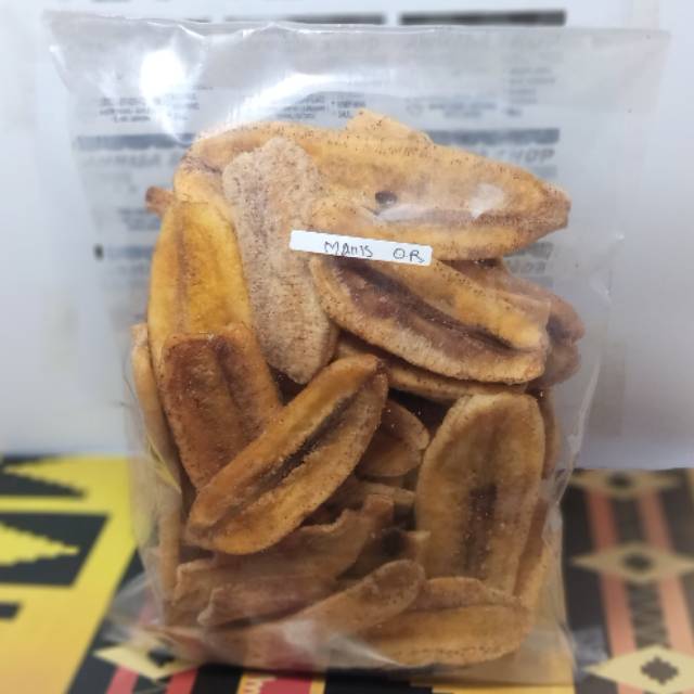 KERIPIK PISANG / KRIPIK PISANG RASA MANIS ORIGINAL ASLI LAMPUNG (KEMASAN 180 GRAM)