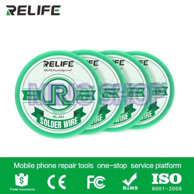 TIMAH SOLDER - SOLDERING WIRE RELIFE RL-441 35G