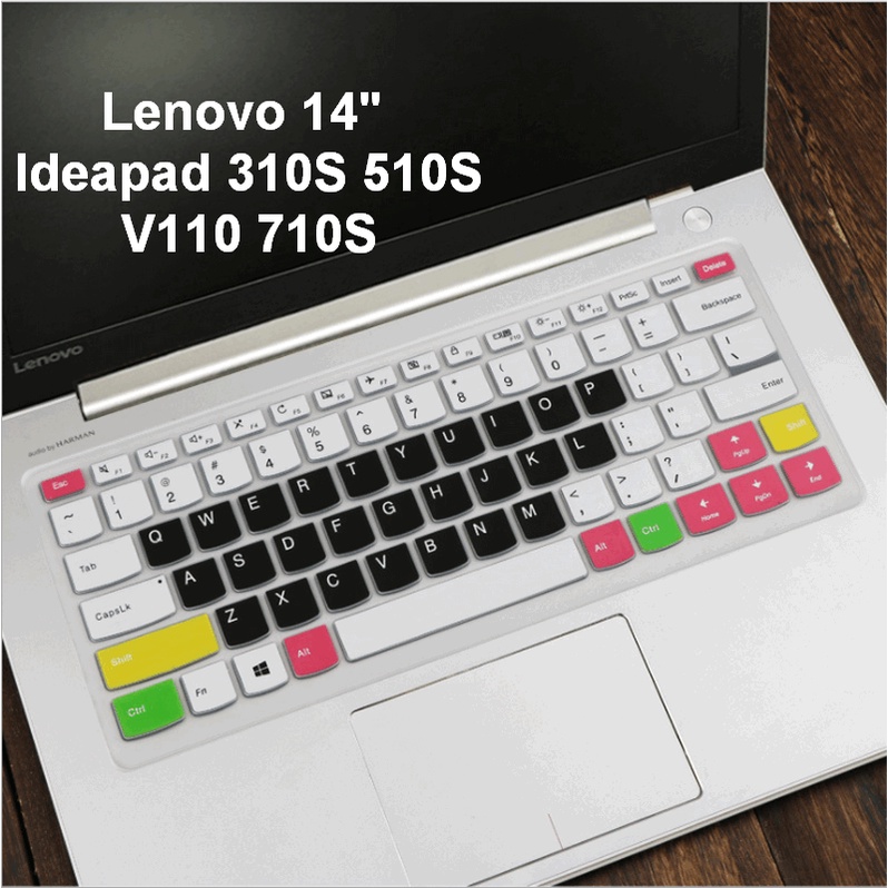 Lenovo Ideapad Cover Keyboard Bahan Silikon Ukuran 14 Inch Untuk Ideapad 310S 510s V110 710s-14ISK