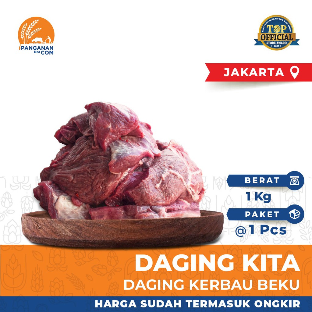 

Daging Kerbau Kita Beku 1Kg x 1Pack (Harga + Ongkir)