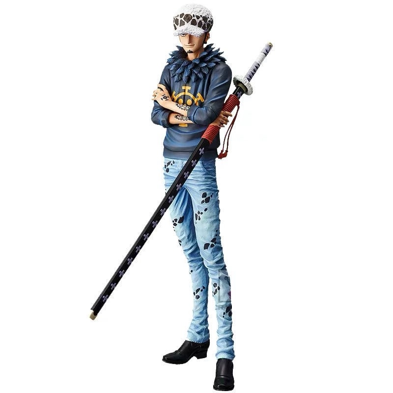 Mainan Action Figure One Piece Grandista DXF Wa no kuni vol.14 Trafalgar Law Kepala Ganda Bahan Pvc