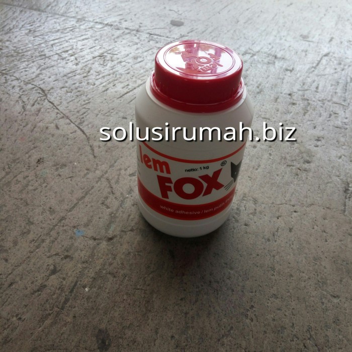 LEM PUTIH BOTOL 1KG FOX SUPER KAYU PVA