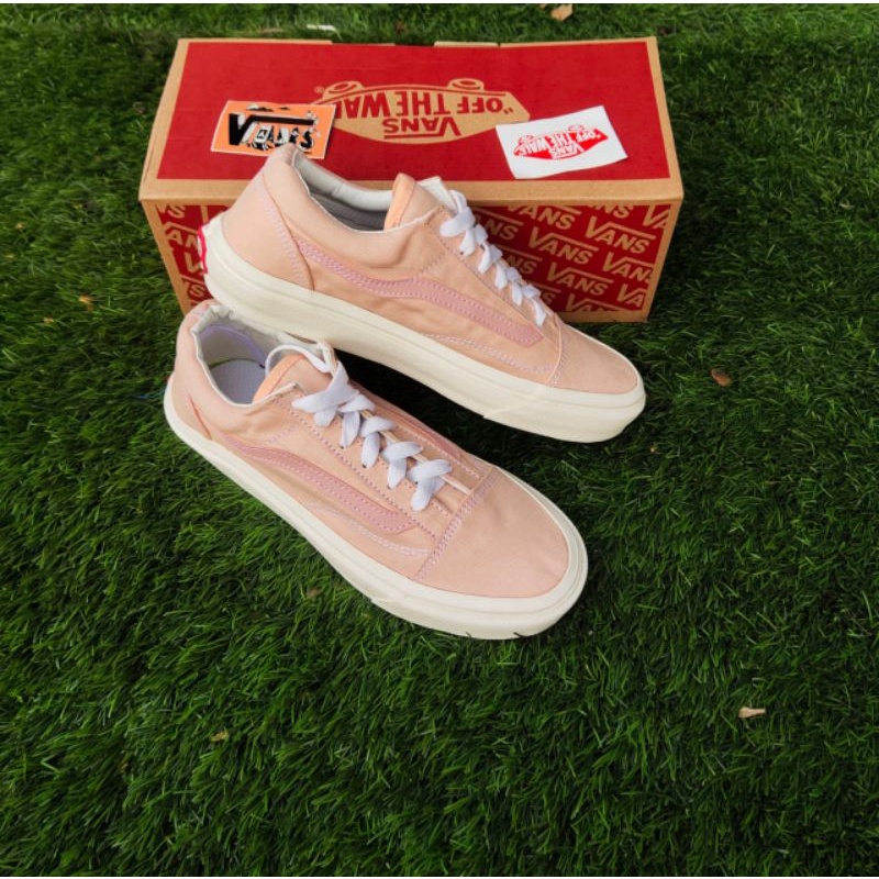 SEPATU VANSS OLDSKUL FULL PEACH OG WAFLE DT BNIB MADE IN CHINA PREMIUM IMPORT SEPATU PRIA SEPATU WANITA SEPATU SNEAKERS