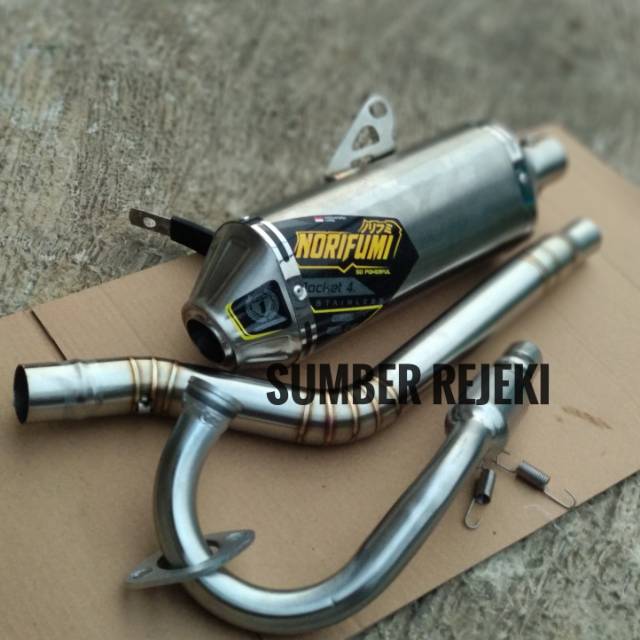 Knalpot WR 155 Norifumi titanium / knalpot Norifumi PNP yamaha WR 155