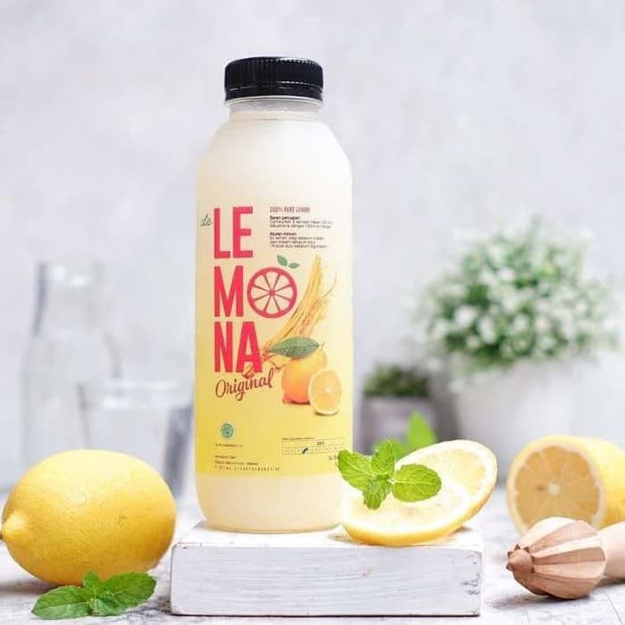 

Lemona sari lemon murni 100% tanpa gula, 500ml, Jus pelangsing