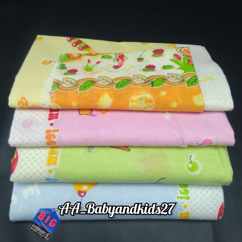 1Pak Isi 6PC Bedongan Bayi Hoga Ukuran 110 x 90 Cm Free 1PC Tatakan Ompol Bahan Standar