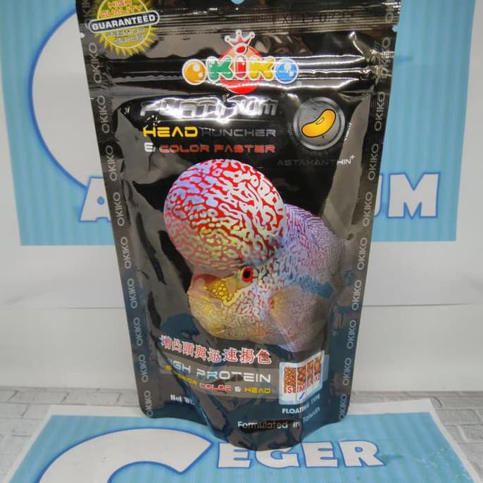 pakan ikan louhan / pelet ikan okiko platinum