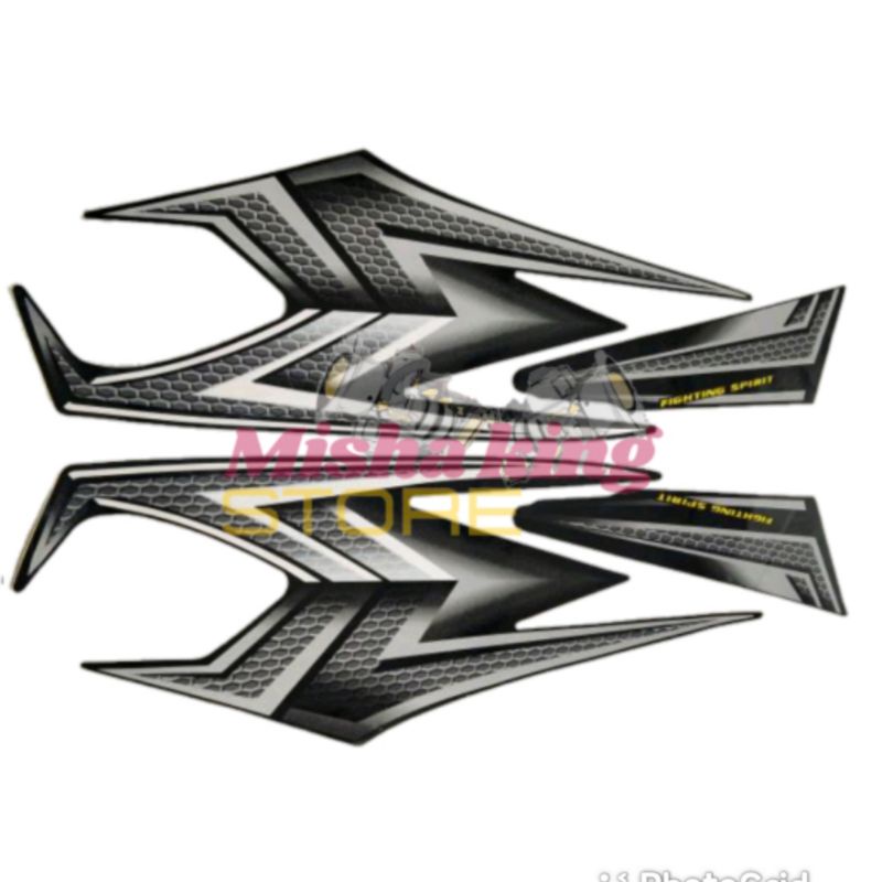 stiker striping rx king hitam 2004