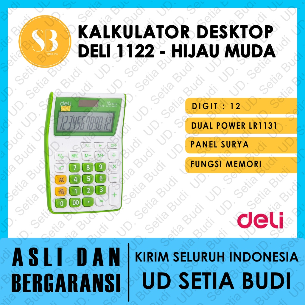 Kalkulator Desktop Deli 1122 - Orange