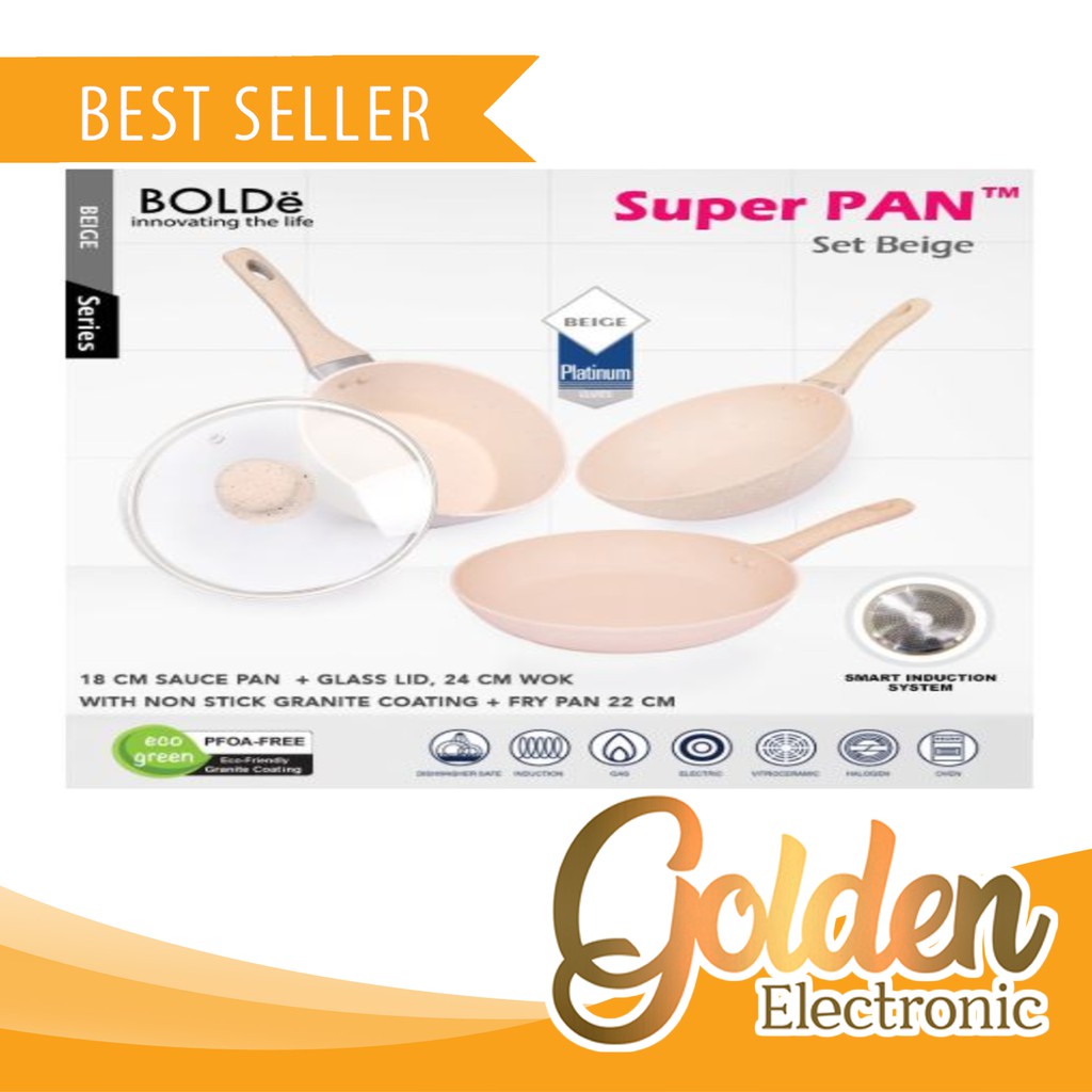 BOLDe SUPER PAN SET BEIGE