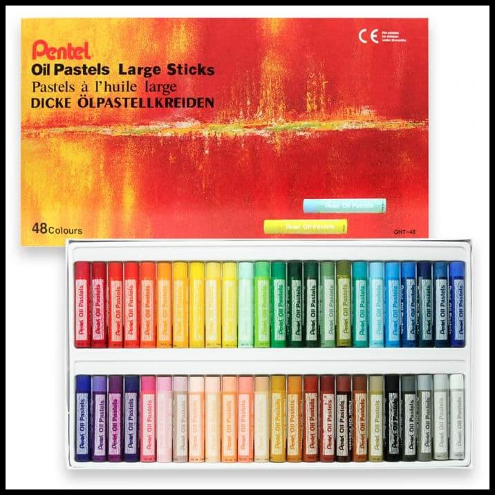 

Pentel Oil Pastel Large Stick Ght 48