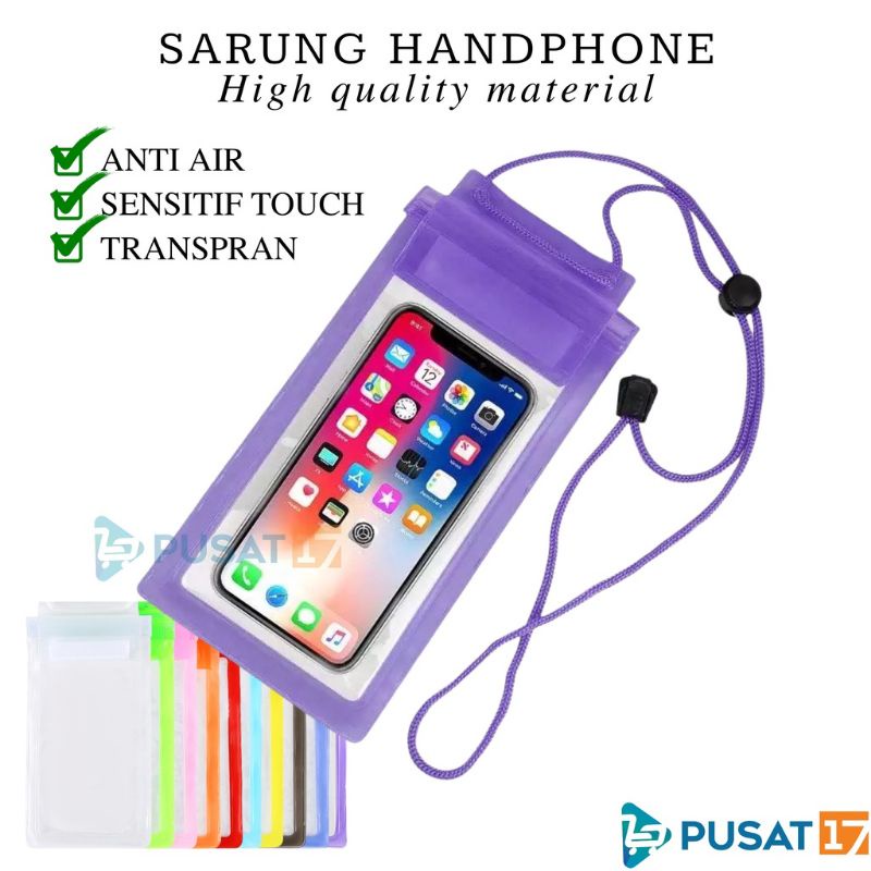 Waterproof Hp Sarung Pelindung Handphone Anti Air Perlengkapan Berenang - S99