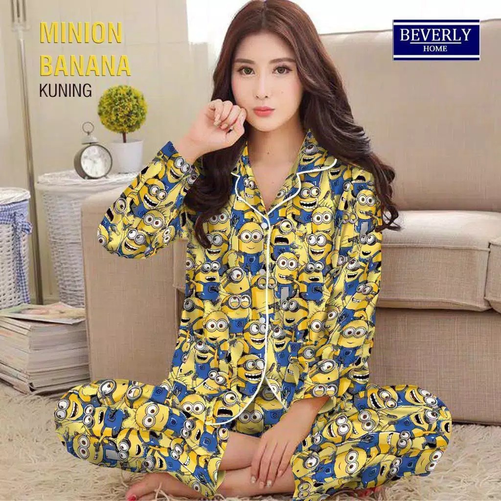 blinqshop baju tidur piyama MINION