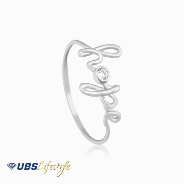 CINCIN EMAS PUTIH UBS LINEA WISH LIMITED EDITION -  HOPE - 750 PUTIH -  CC15466