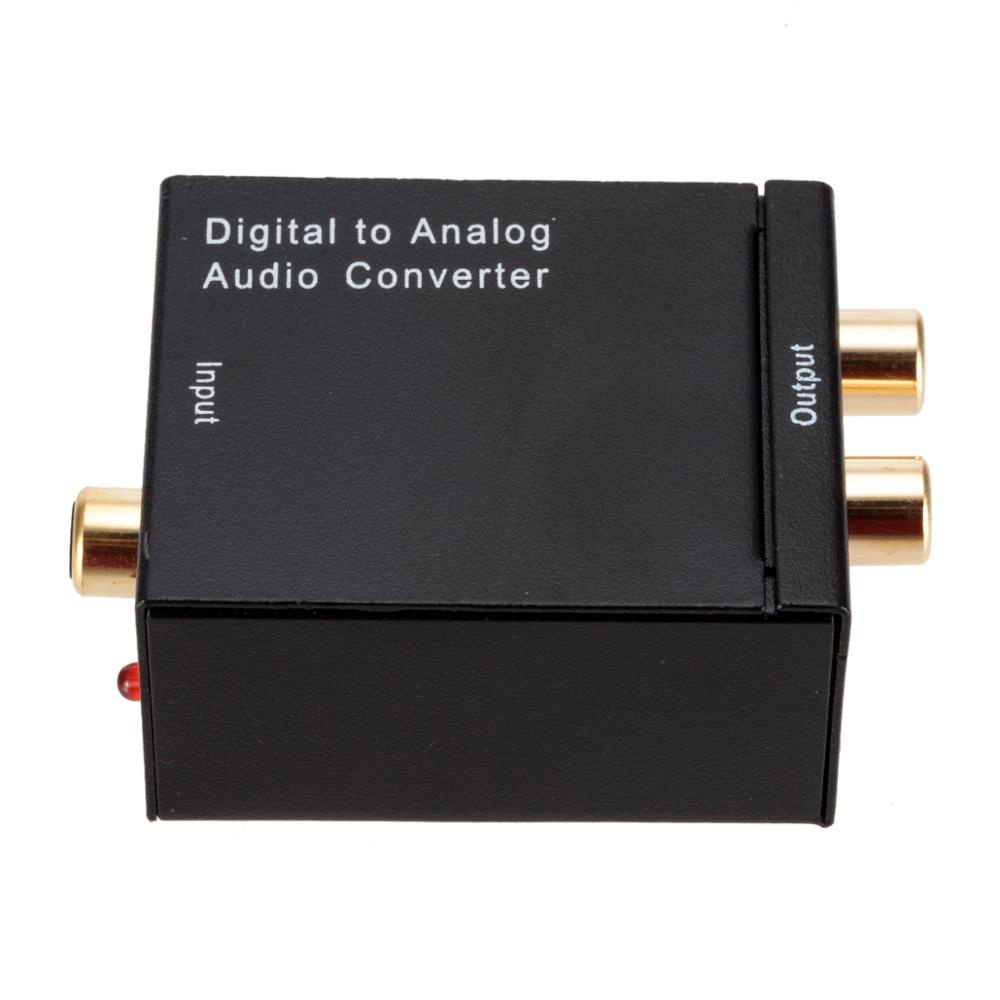 Silvertech Digital Audio to Analog Audio Konverter untuk PS3, PS4, Xbox, Blu-ray Player, DVD, Home Cinema Systems, AV Amps Digital to analog converter