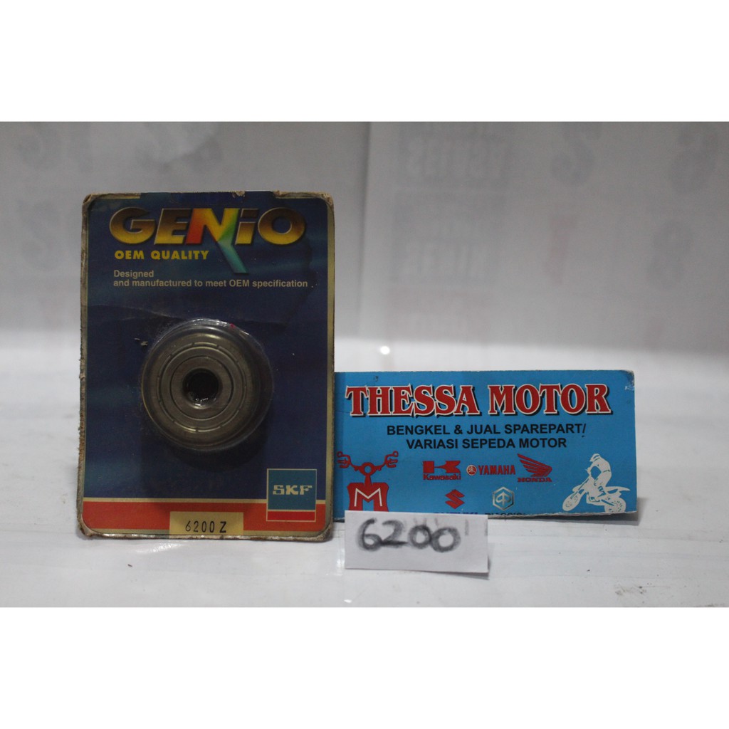 Bearing / Laker 6200Z | SKF GENIO ( tutup besi )