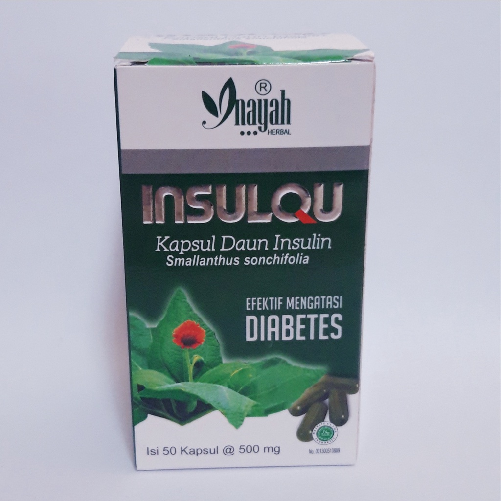 INSULQU Kapsul Daun Insulin Mengatasi Diabetes