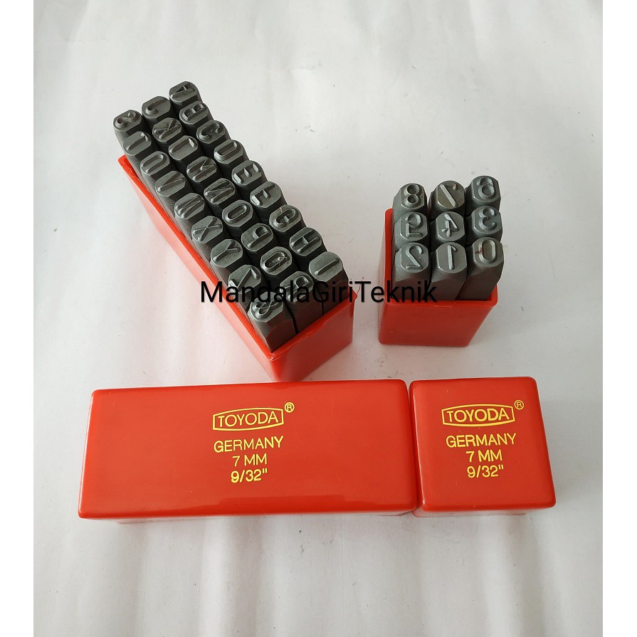 Jual Alat Ketok Angka Dan Ketok Huruf Ukuran 7mm Full Set Indonesia