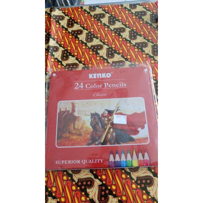 

Ini Pinsil Warna Kenko 24W Kaleng Original