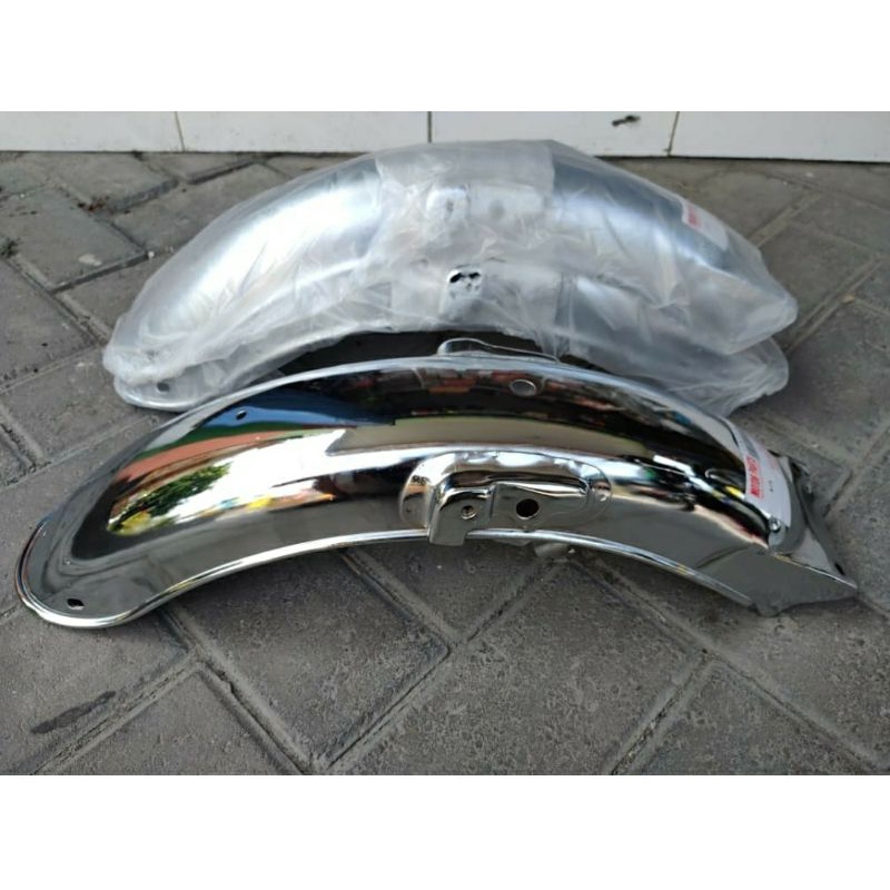 SPAKBOR SELEBOR SLEBOR BELEKANG GL100 GL 100 THREESTAR BAHAN TEBAL CROM