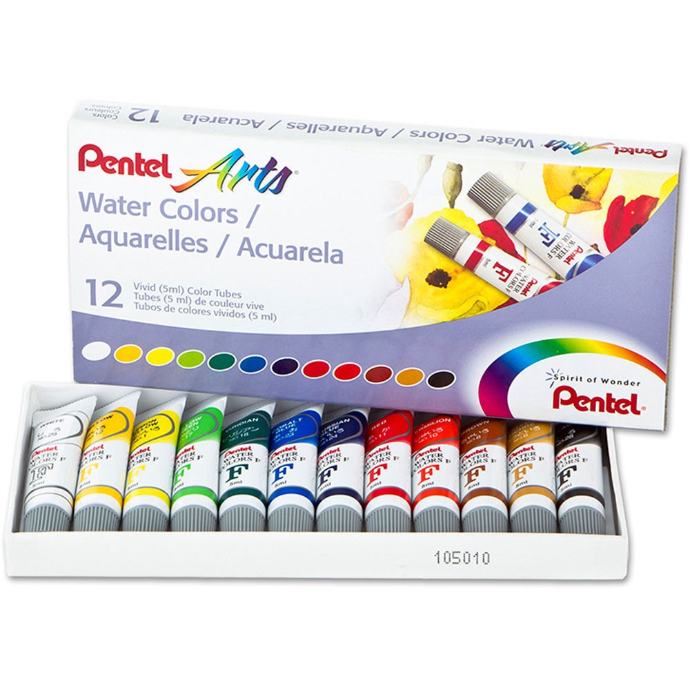 Jual Pentel Water Colours Set 12 Indonesia|Shopee Indonesia