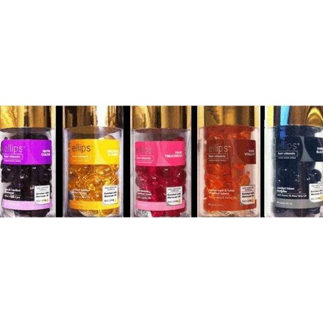 Ellips Vitamin Rambut Botol Isi 50pcs / Elips Vitamin Rambut Botol