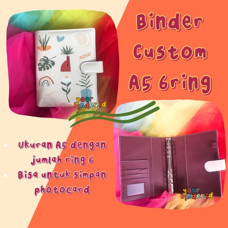 

Binder Custom Photo Card A5 6ring