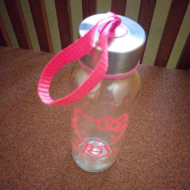 Bpt - B182 Botol Minum Kaca Karakter Clear / Free Kotak