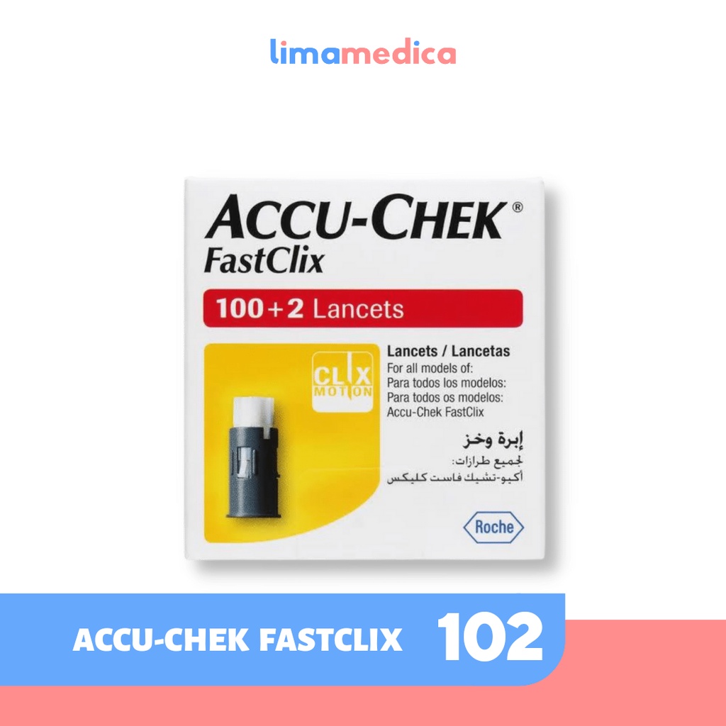 Jual Accu Chek Fastclix Lancet isi 102 Drum Lancet Steril Sekali
