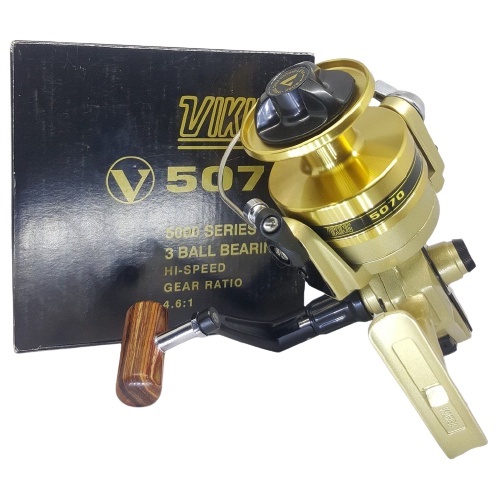 Reel Viking Wood Knob 5070 - 3 Ball Bearing