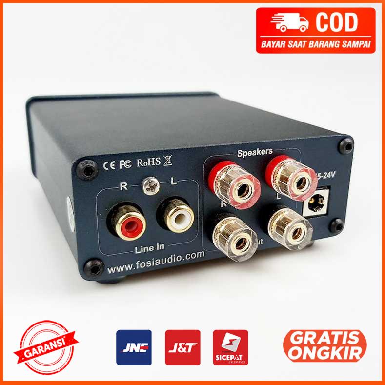 Fosi Audio Mini Amplifier Receiver HiFi Class D 160W TDA7498E