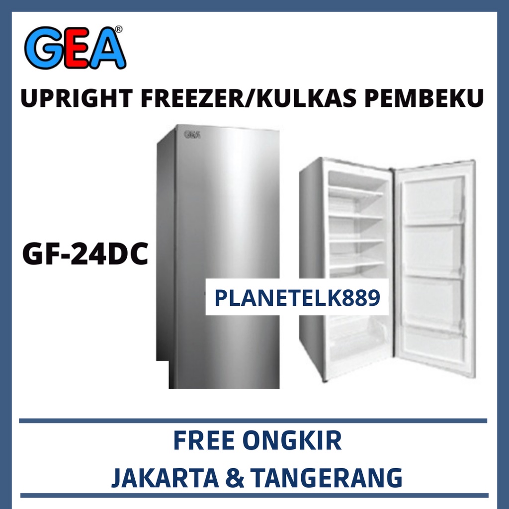 GEA GF-24DC FREEZER ES BATU GEA UPRIGHT FREEZER GEA