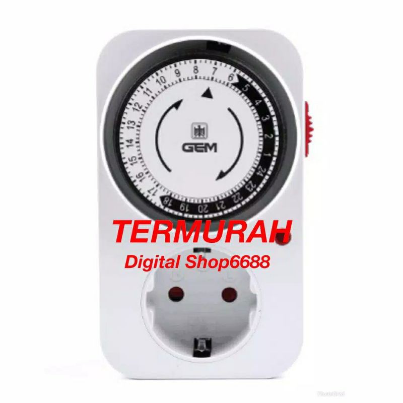 Timer Digital Stop Kontak Listrik Manual