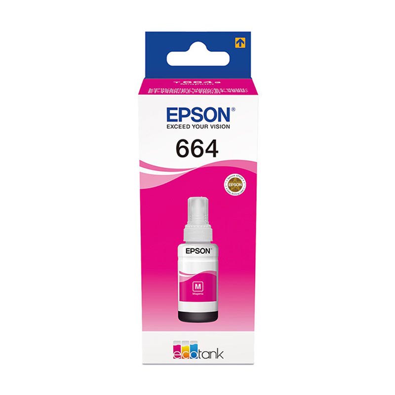 664M | REFILL INK EPSON 664M MAGENTA ORIGINAL RESMI