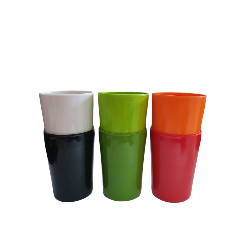 Gelas Minum Glori Melamine Polos 300 mL / Gelas Melamin Golden / Gelas Kopi / Gelas Teh / Dragon