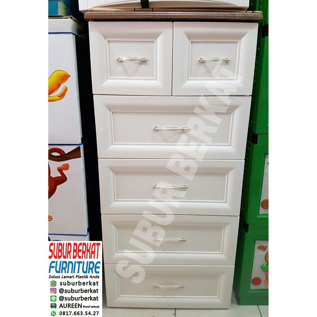 Lemari Plastik Lemari Pakaian Olymplast 5 susun Classic  Limited